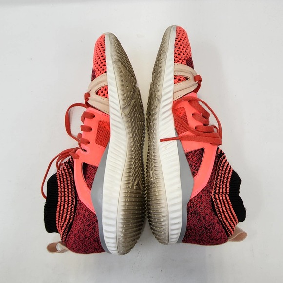 Adidas Stella McCartney Womens Edge Knit Trainer Sneakers 7.5 Pink Black Mid Top - Picture 8 of 9